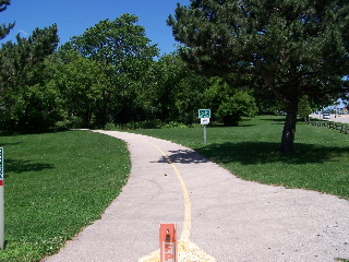 Poplar Creek Trail just past Barrington Road Woods